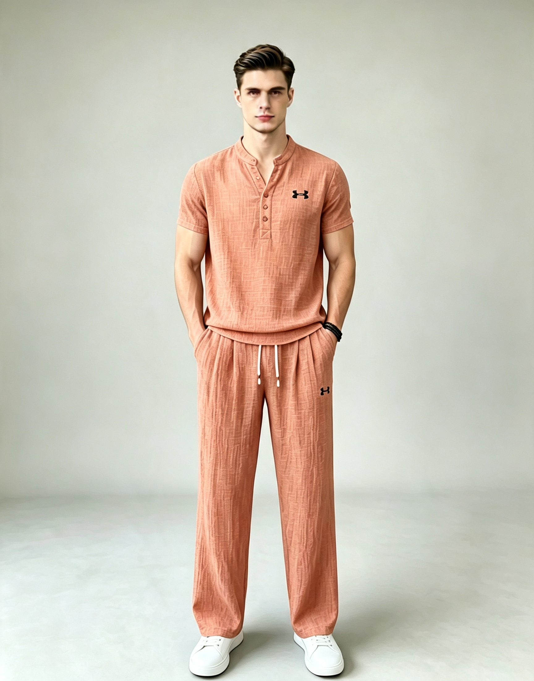 Men’s Summer Linen Matching Set