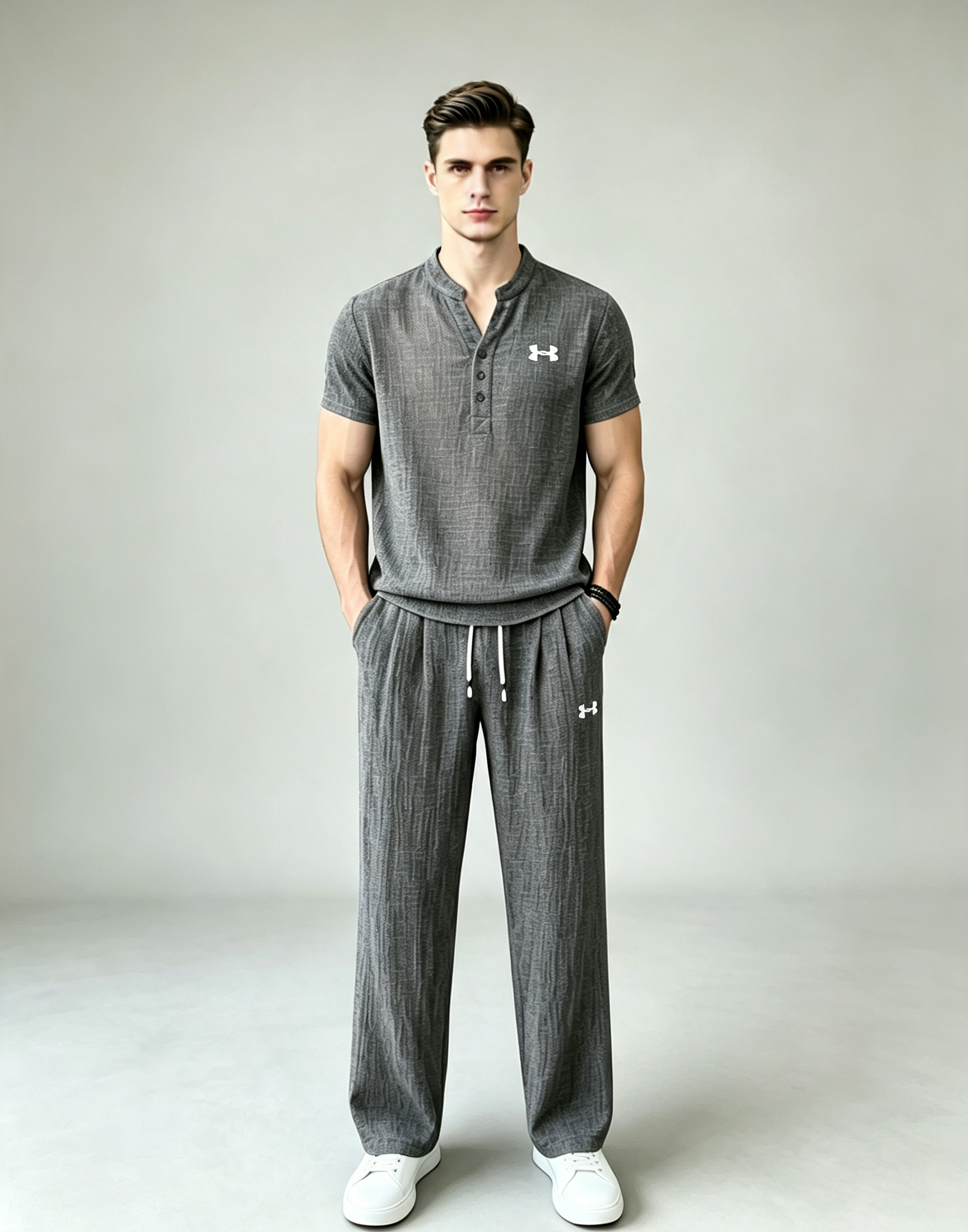 Men’s Summer Linen Matching Set