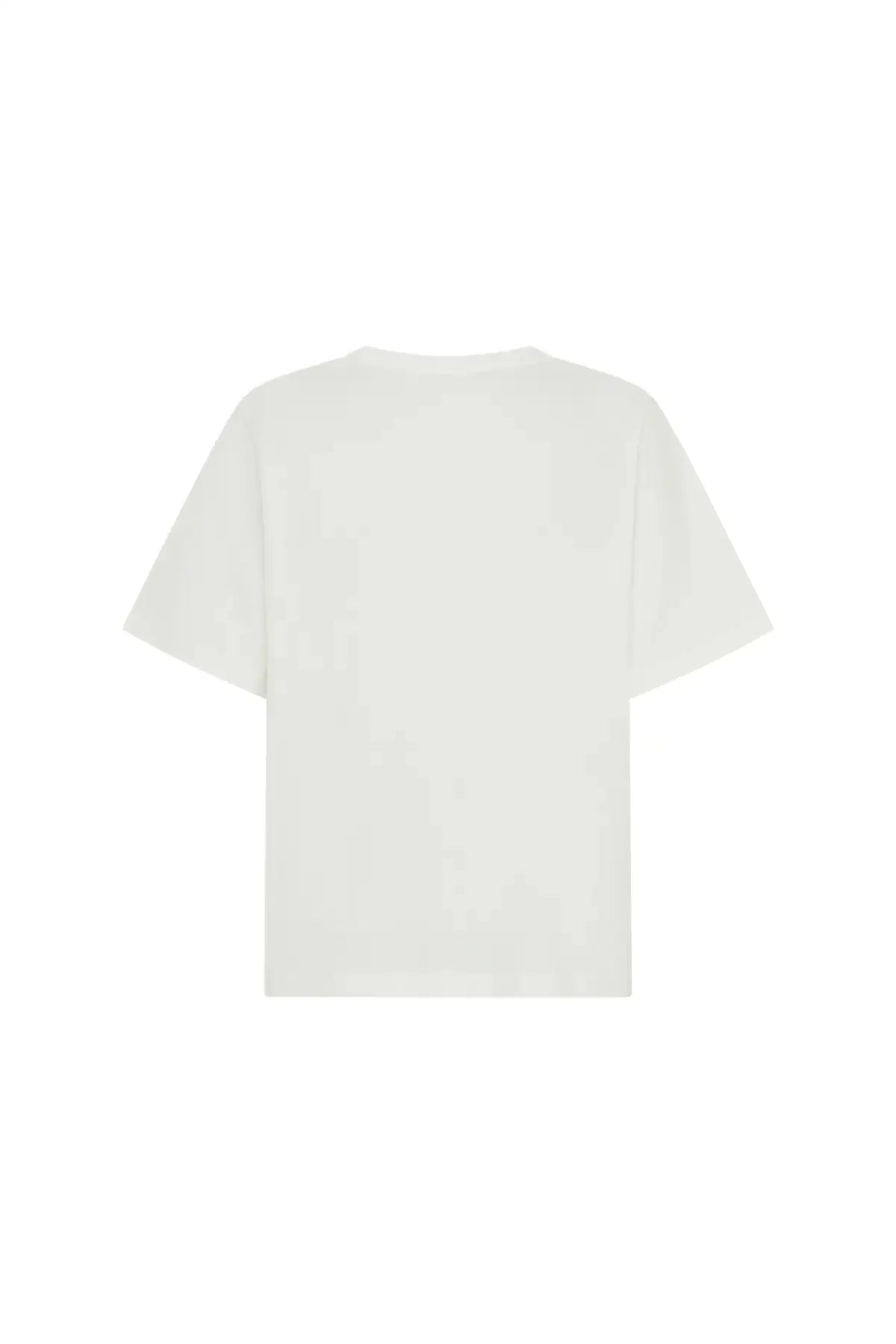 Carter V Neck Tee White