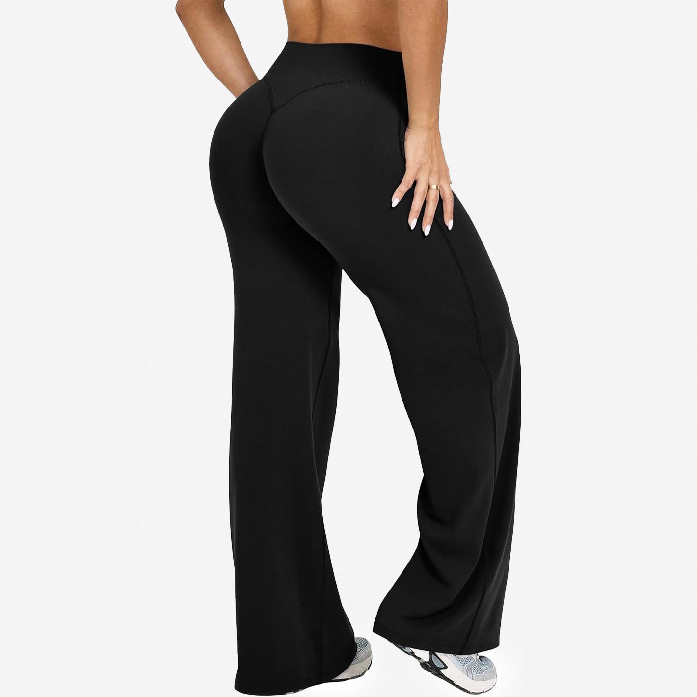 High-waisted Straight Leggings