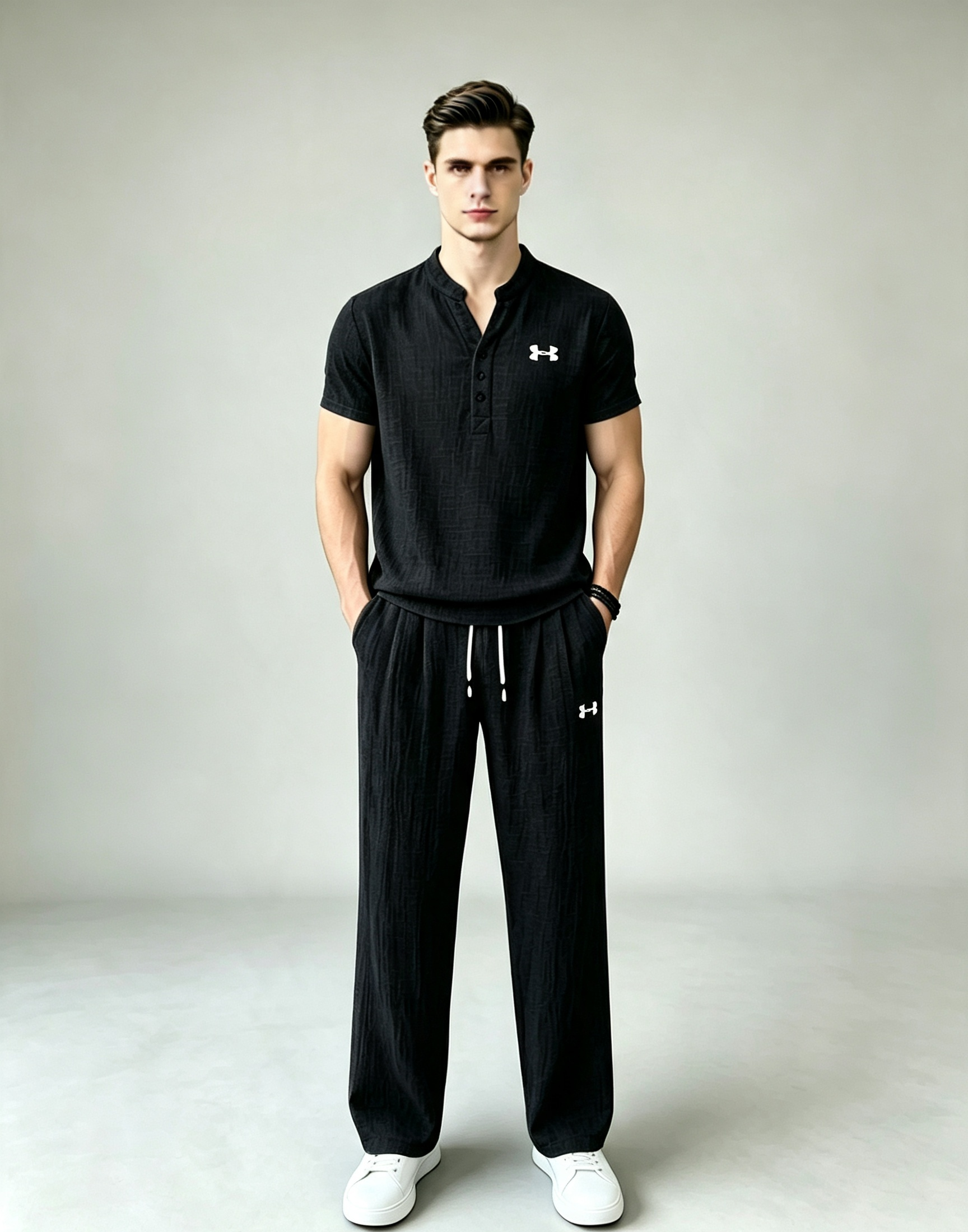 Men’s Summer Linen Matching Set