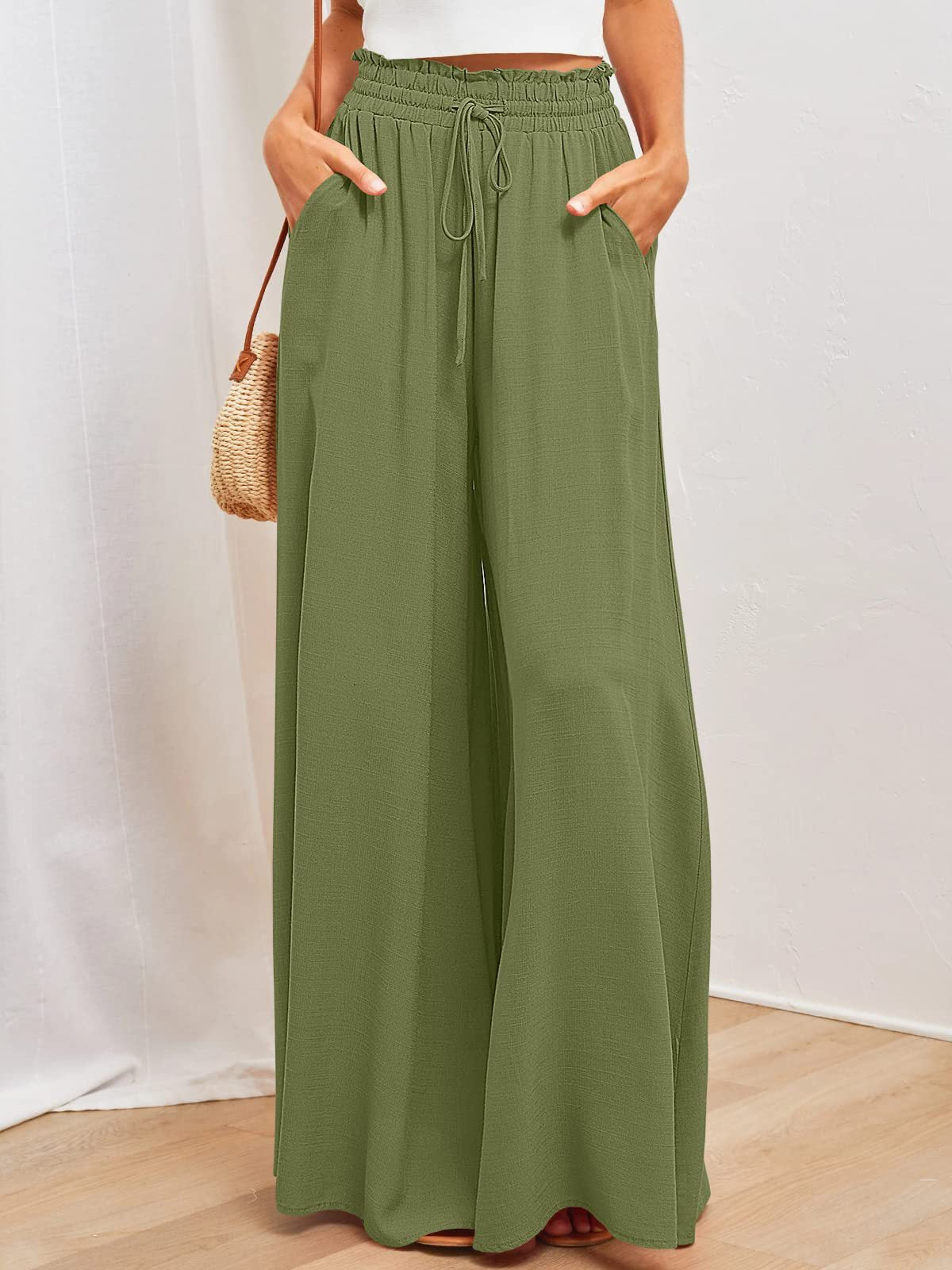 Popular casual wide-leg pants