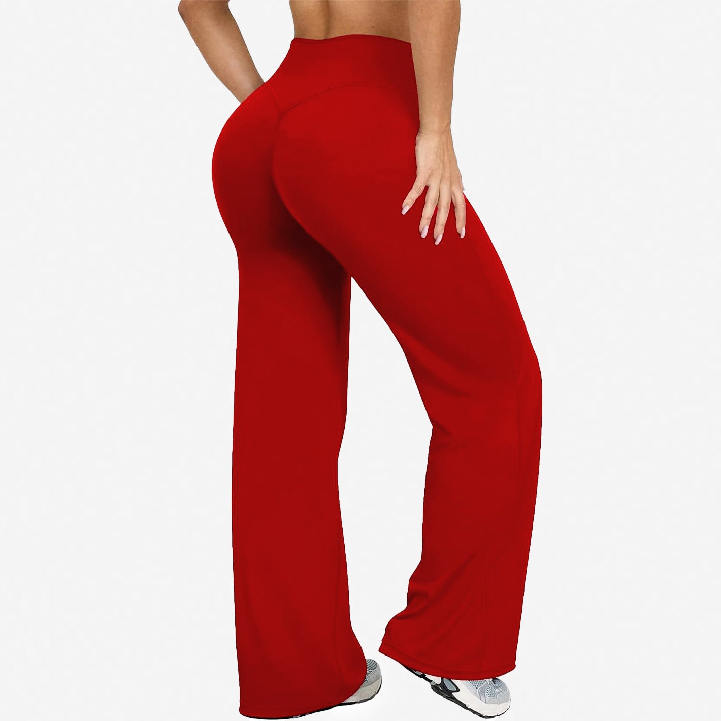 High-waisted Straight Leggings