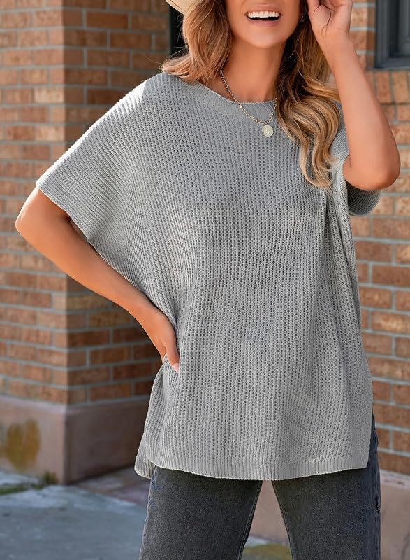 Women's short-sleeved jacket with pine drop shoulders