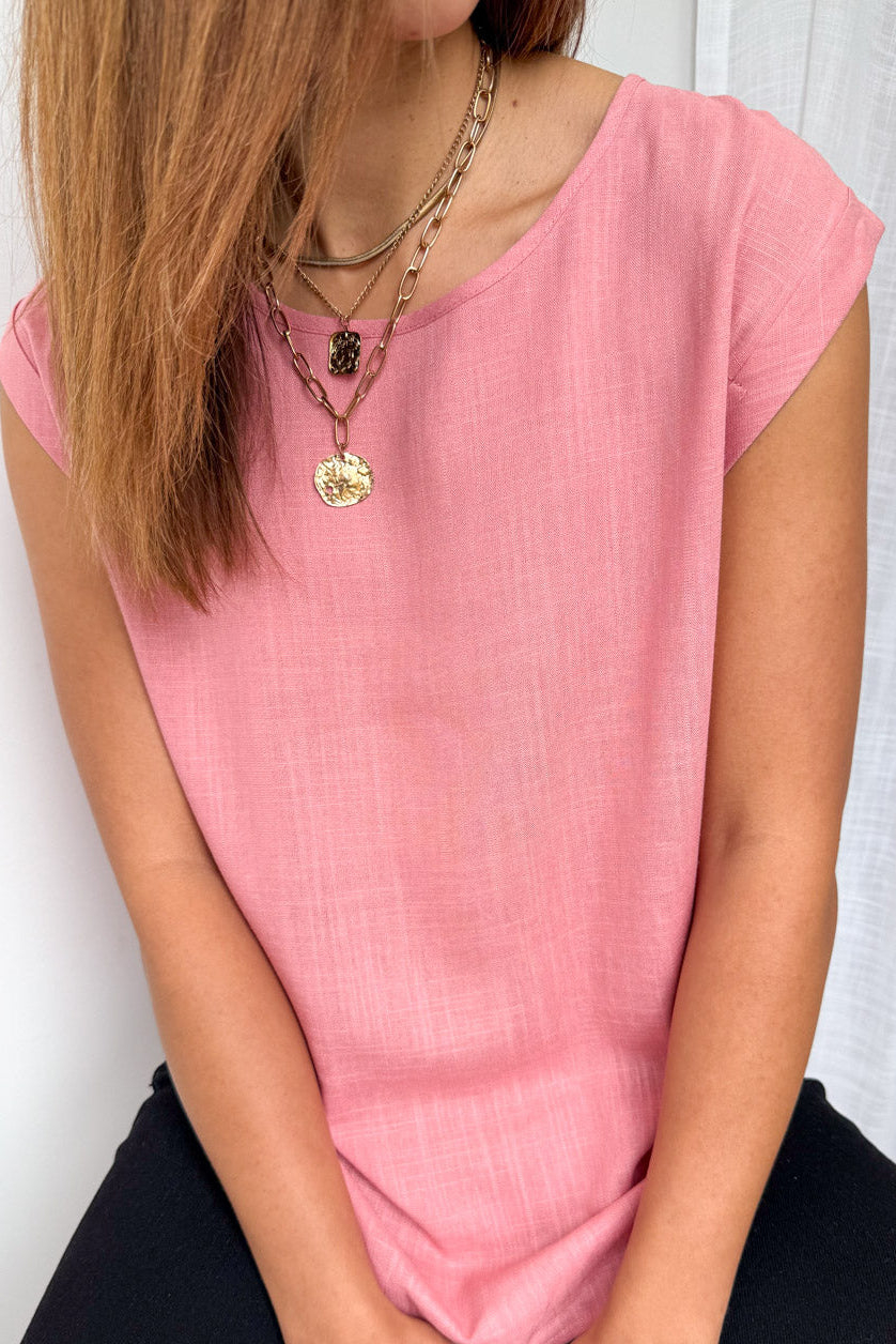 Bailey Top - Blush Pink