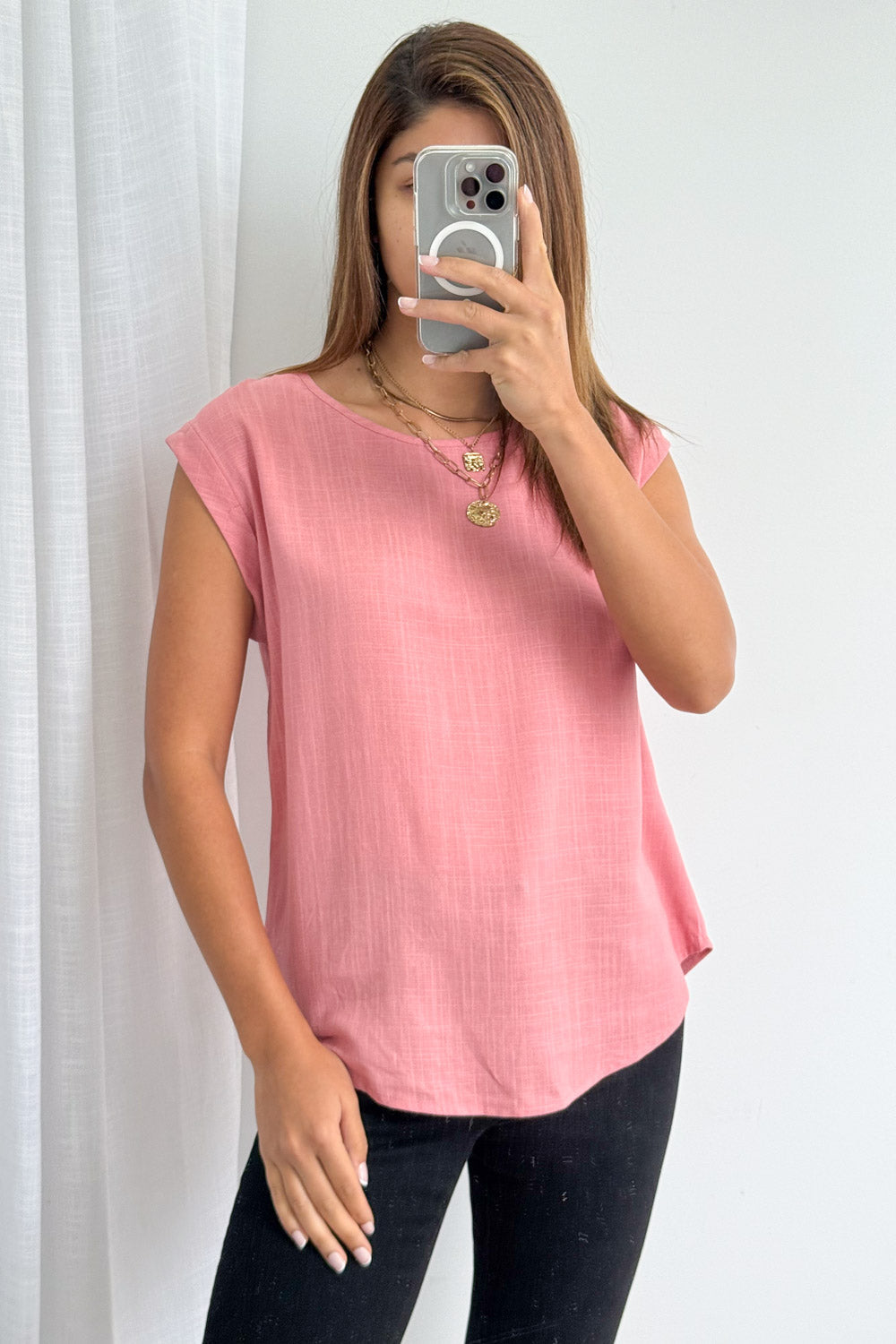 Bailey Top - Blush Pink