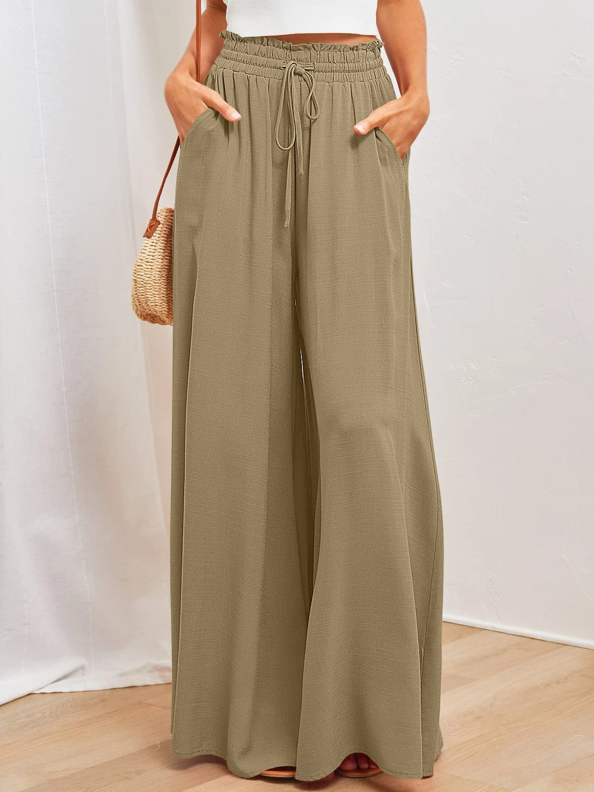 Popular casual wide-leg pants
