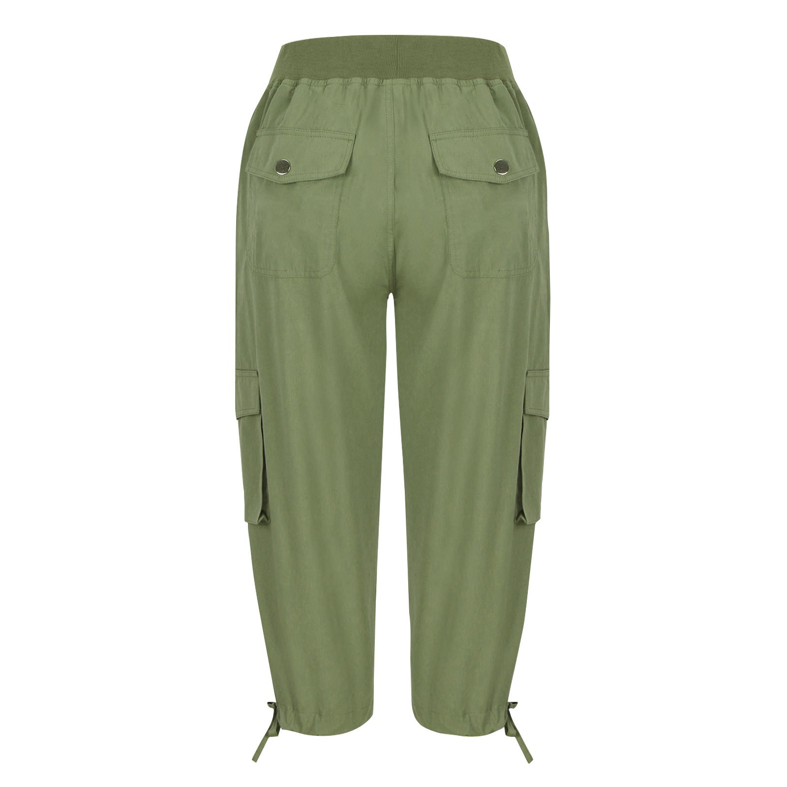 Sporty casual loose-fitting drawstring cargo pants