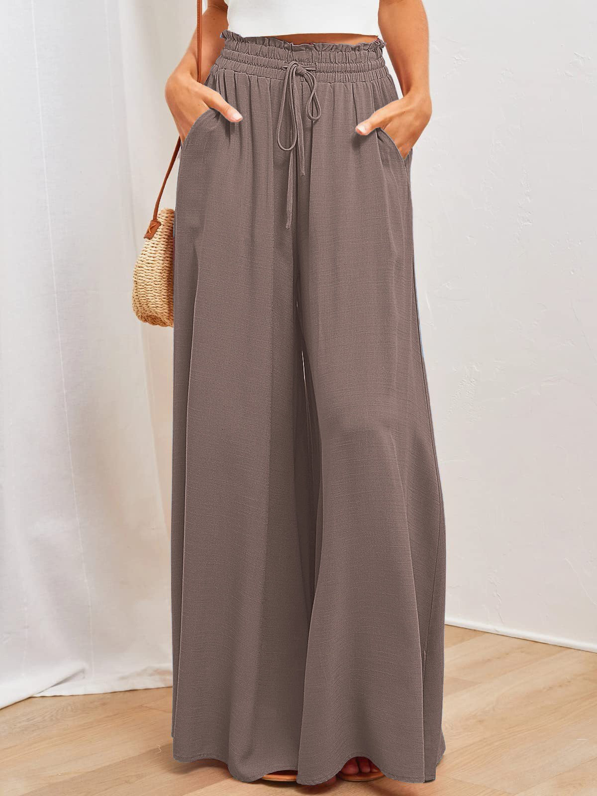 Popular casual wide-leg pants