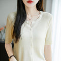 Summer thin knit cardigan