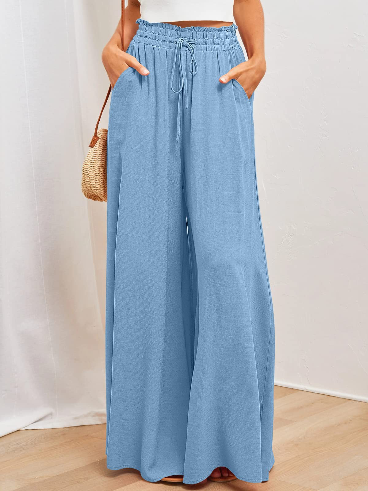 Popular casual wide-leg pants