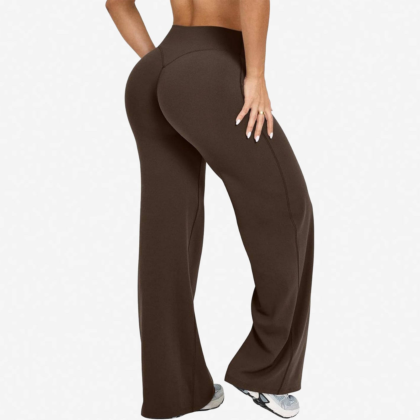 High-waisted Straight Leggings