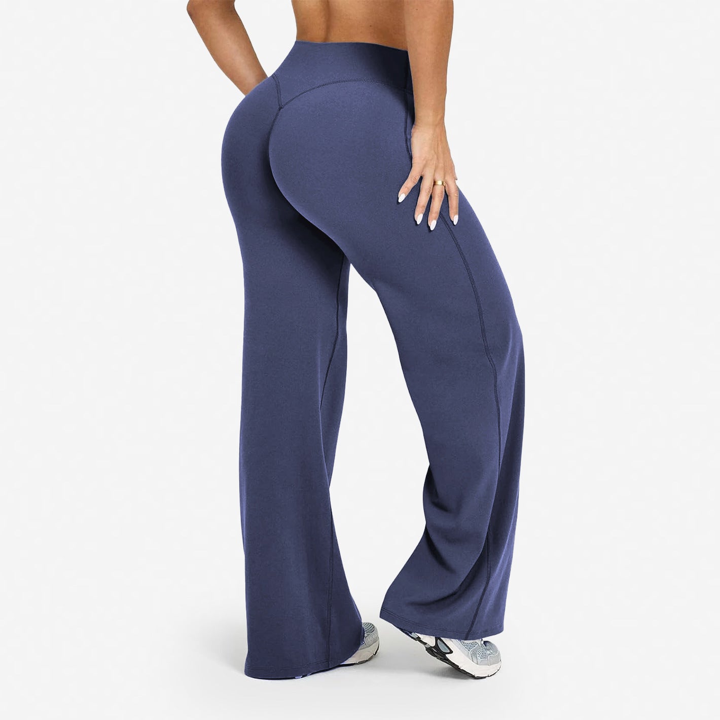 High-waisted Straight Leggings