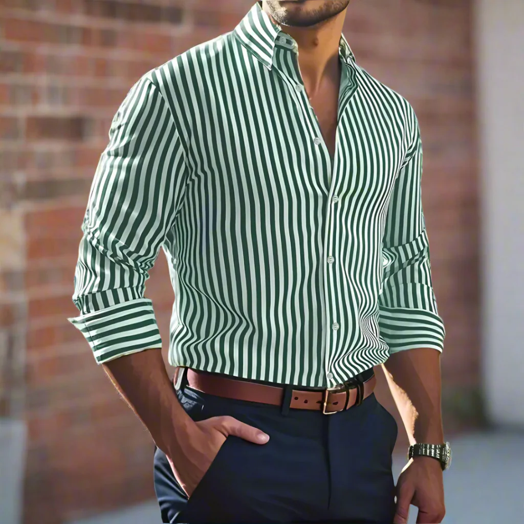 Men's striped shirt