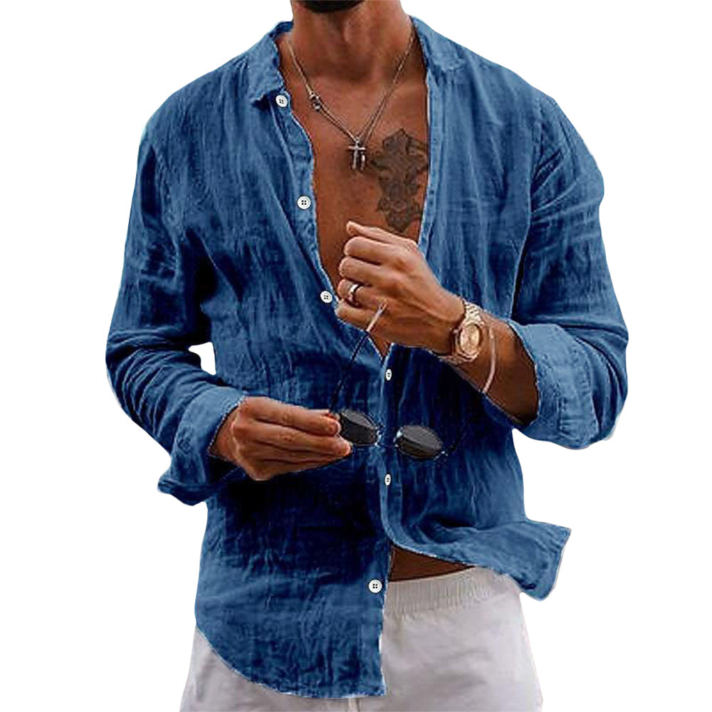Anderson Linen Shirt, Buy One Get One Free for $32 (Limited Time Offer).